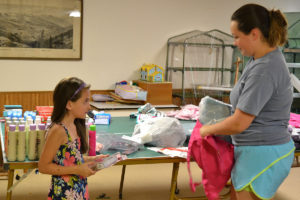 Preparing Fresh Start Backpacks